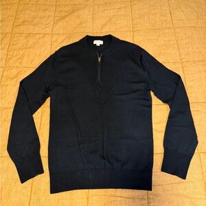 2 x Club Monaco Quarter Zip-Up Sweaters
